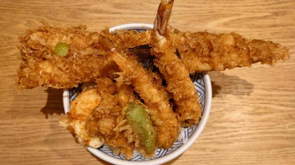 天丼 天丼,丼もの,丼の写真素材