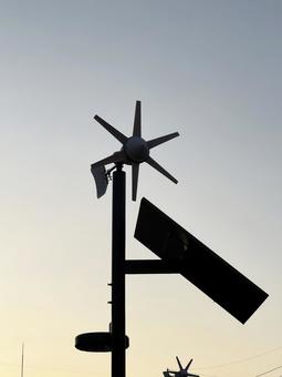 自然エネルギー 自然エネルギー 自然エネルギー,風力発電,太陽光発電の写真素材