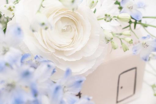 花束ボックス 花,花束,ギフトの写真素材