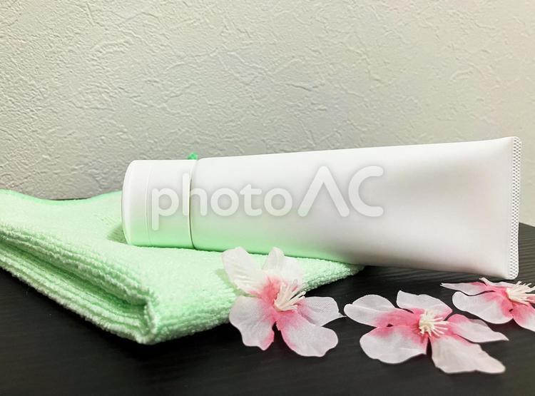 洗顔のイメージ 洗顔チューブ,洗顔フォーム,洗顔の写真素材