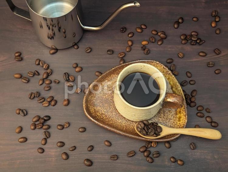 香ばしいコーヒー6 コーヒー,コーヒー豆,珈琲の写真素材