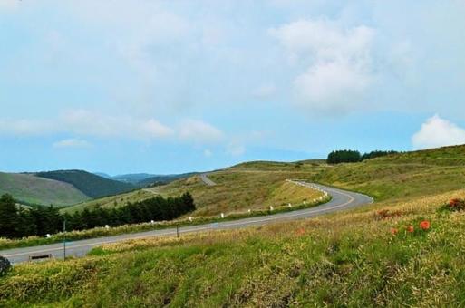 静かなビーナスラインの風景の写真