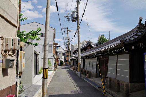 	昭和の雰囲気を残す町角 町角,路地,隘路の写真素材