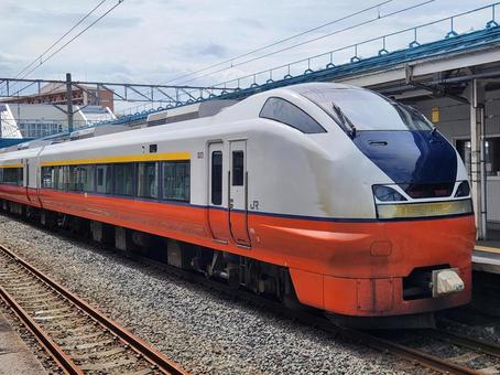 JR東日本E751系電車 e751系,jr東日本,東日本旅客鉄道の写真素材