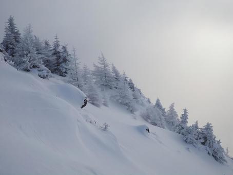 雪景色・冬の浅間山・黒斑山 雪景色・冬の浅間山・黒斑山の写真