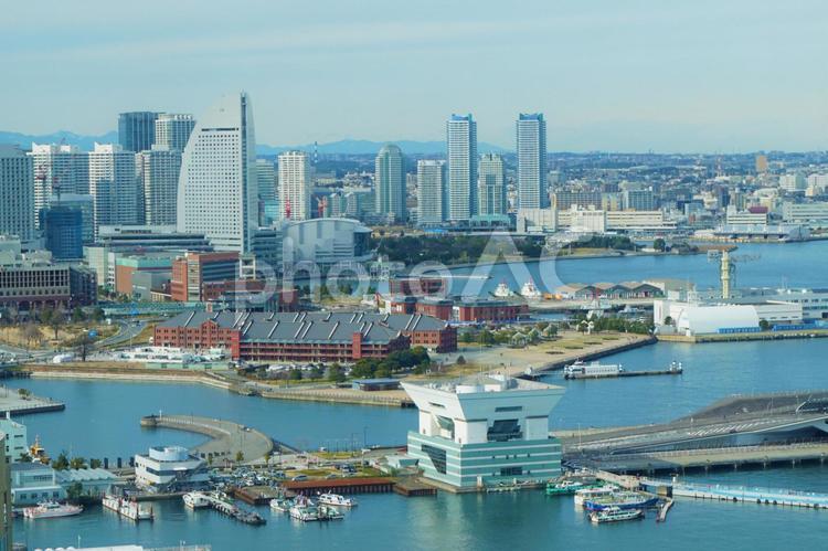 横浜の景色 風景,横浜,景色の写真素材