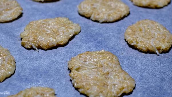 ココナッツが入った手作りクッキー クッキー,デザート,洋菓子の写真素材