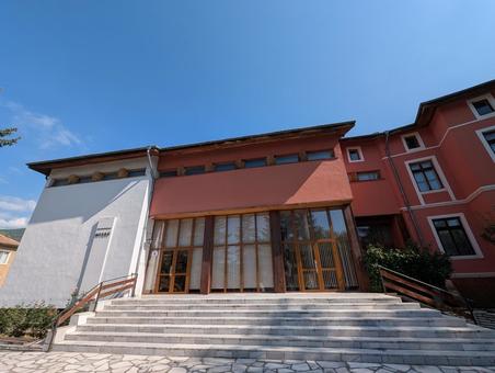 歴史博物館 歴史博物館,青空,ヴェリングラッドの写真素材