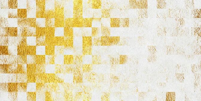 白和紙に金の模様が描かれた高級感ある背景 和紙,背景,白の写真素材