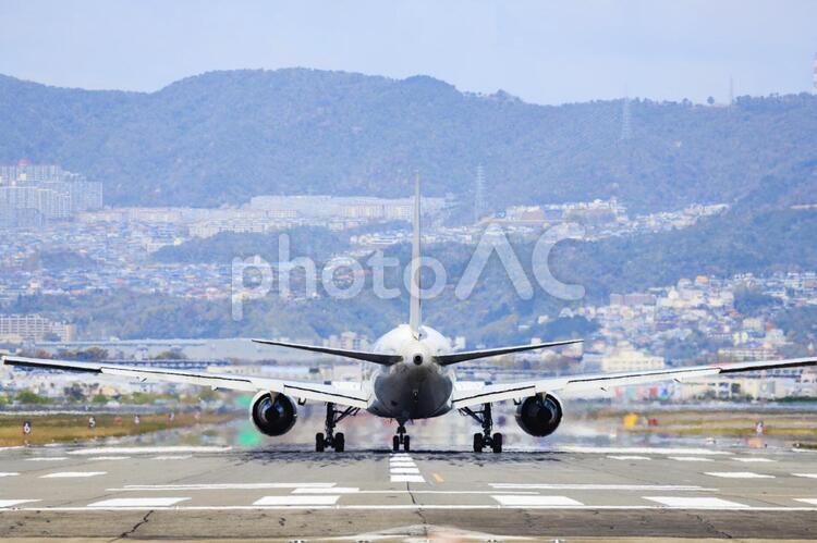 飛行機の風景 乗り物,飛行機,ビジネスの写真素材
