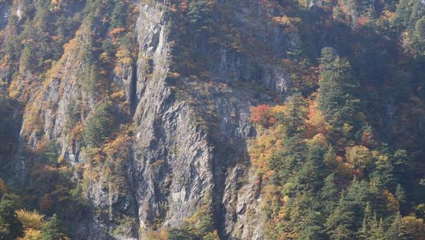 黒部峡谷に秋を訪ねての写真