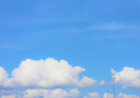 雲 青空 雲 青空の写真