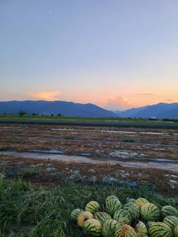 夕暮れ 夕暮れの写真