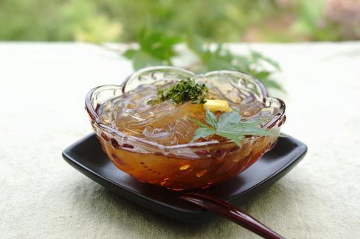 ところてん ところてん トコロテン,夏,料理の写真素材