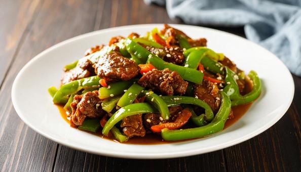 青椒肉絲(チンジャオロースー )中華料理 青椒肉絲(チンジャオロースー )中華料理の写真
