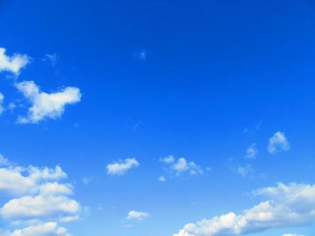 青空と雲 青空と雲の写真
