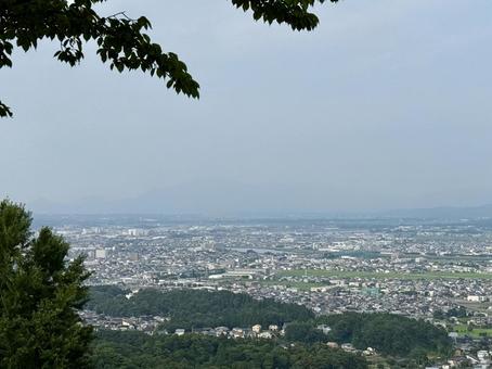 Photo, kasugayama castle, niigata prefecture, on the city, 