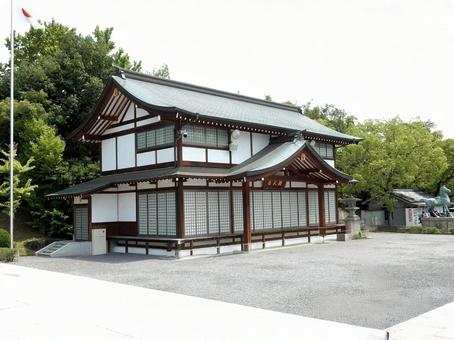 【風景写真】廣島護国神社の風景 廣島護国神社,護国神社,社殿の写真素材