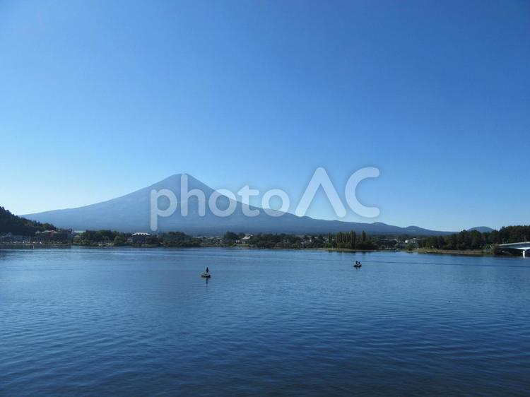 山梨県から撮影した富士山 富士山,山梨,山の写真素材