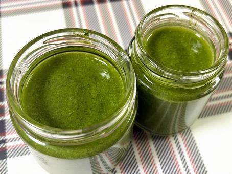 バジルペースト　2502 バジル,バジルソース,調味料の写真素材