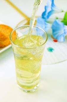 グリーンティー グリーンティー グリーンティー,お茶,日本茶の写真素材