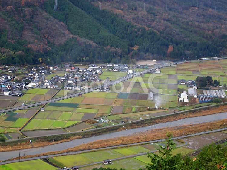 田園風景 田園,田んぼ,田舎の写真素材