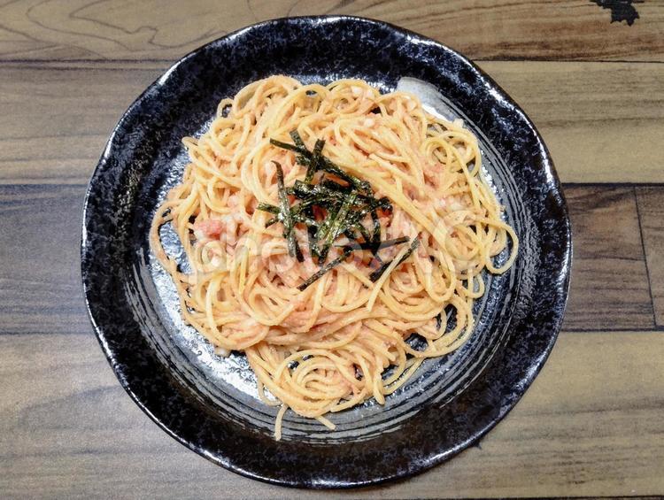 明太子パスタ パスタ,明太子,麺の写真素材