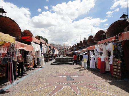 メキシコの市場 メキシコの市場の写真