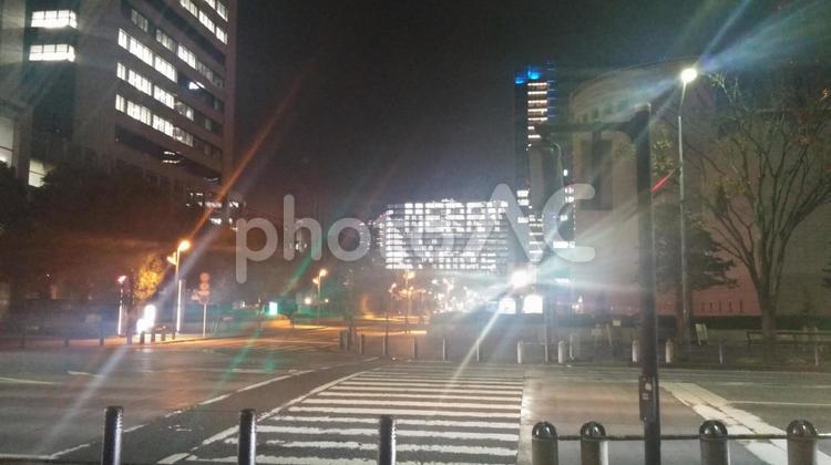 横浜のクリスマス 冬,クリスマス,夜景の写真素材