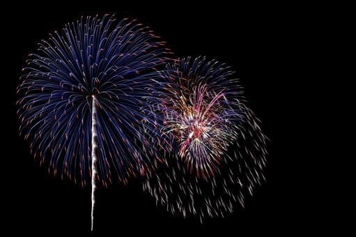 花火大会8（田原市） 花火,打上げ花火,花火素材の写真素材