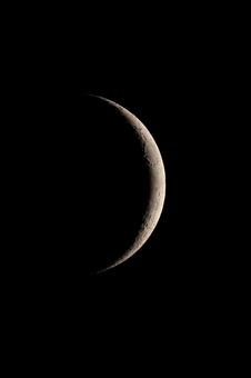 月齢 3.2 の月 月齢 3.2 の月の写真