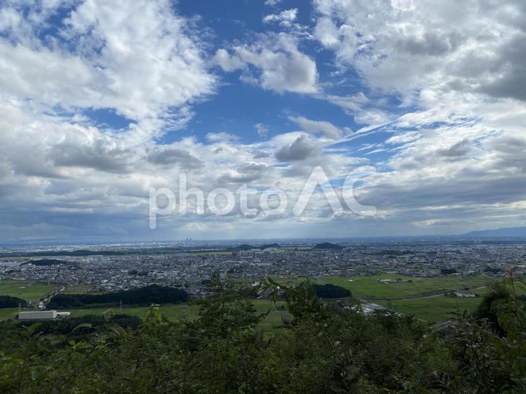 権現山からの景色 自然,空,風景の写真素材