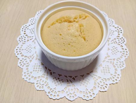バニラ蒸しパン バニラ蒸しパンの写真