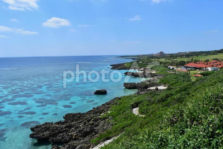 宮古島の海 イムギャーマリンガーデン,海,ビーチの写真素材