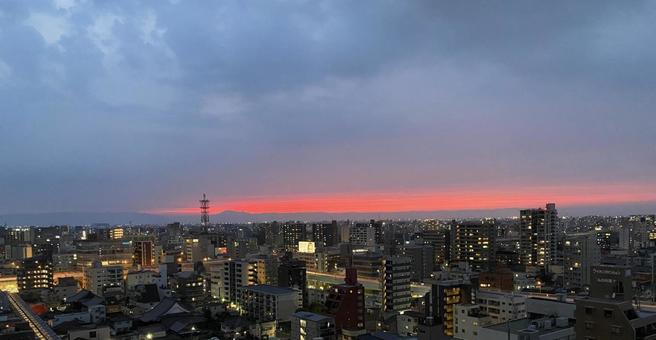 夕日 夕日の写真