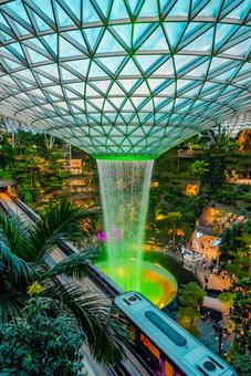 【シンガポール】ジュエル チャンギ空港 シンガポール,ジュエル,チャンギの写真素材