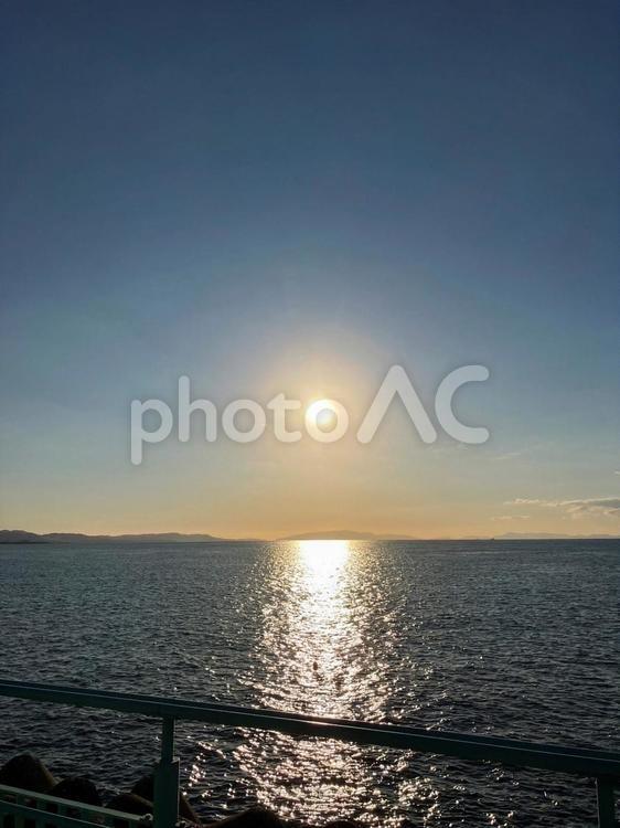 神秘の光 空,海,風景の写真素材