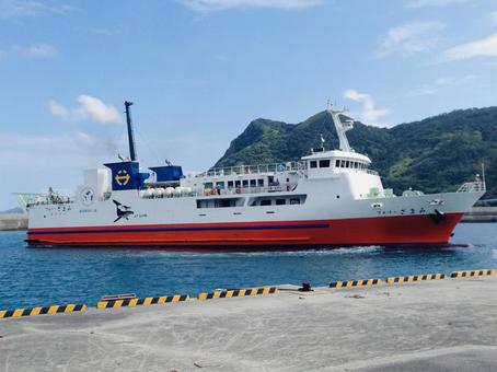 Photo, sea, ferry, a regular ship, 