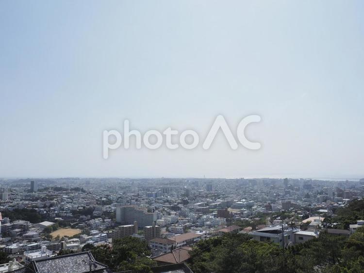 首里城公園西展望台の眺め（久茂地方面） 首里城公園,眺め,西展望台の写真素材