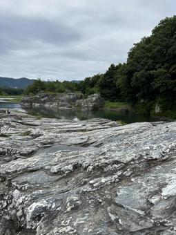 夏の岩畳 夏の岩畳の写真