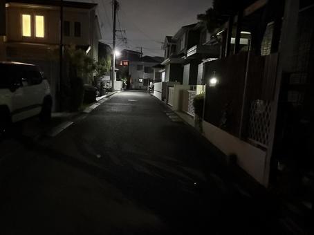 Photo, night, dark, walk, 