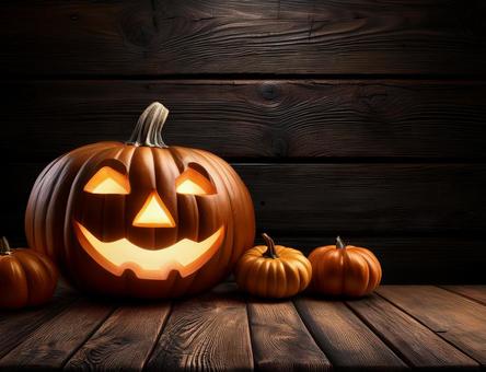 ハロウィンのカボチャのランタン ハロウィンのカボチャのランタンの写真