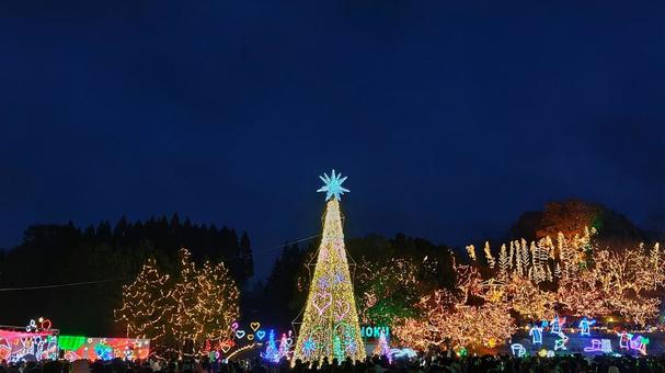 イルミネーション イルミネーション,灯り,広島県の写真素材
