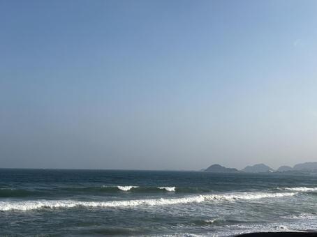 東条海岸の海 02 波打ち際,波,海の写真素材