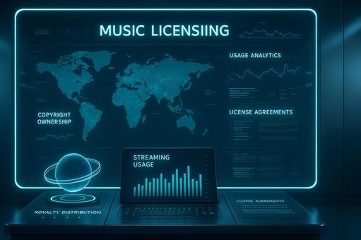 音楽ライセンス管理の写真