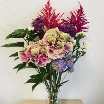 花束 花束 緑,花瓶,ブーケの写真素材