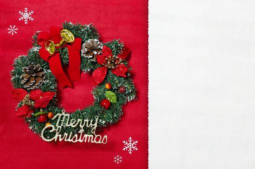 クリスマスリース　結晶 クリスマス,クリスマスイブ,メリークリスマスの写真素材