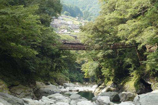 徳島県-祖谷のかずら橋 徳島県-祖谷のかずら橋の写真