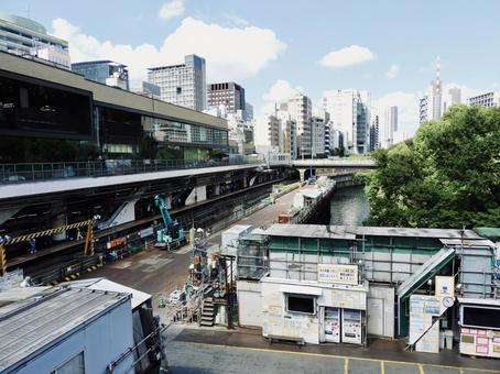 駅改良工事中のJR御茶ノ水駅3 駅改良工事中のJR御茶ノ水駅3 御茶ノ水駅,御茶ノ水,お茶の水の写真素材