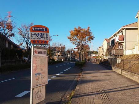白庭台の住宅街 ベッドタウン,白庭台,閑静な住宅街の写真素材